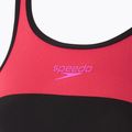 Speedo női egyrészes fürdőruha High Neck Splice Cross Back málna töltelék 3