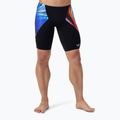 Férfi Speedo Placement Digital V-Cut Jammer úszónadrág lava blur/speedo black 5