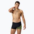 Férfi úszónadrág Speedo Medley Logo Aquashort black/hyper yellow