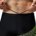 Férfi úszónadrág Speedo Medley Logo Aquashort black/hyper yellow 4