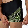 Férfi úszónadrág Speedo Medley Logo Aquashort black/hyper yellow 3