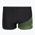 Férfi úszónadrág Speedo Medley Logo Aquashort black/hyper yellow