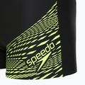 Férfi úszónadrág Speedo Medley Logo Aquashort black/hyper yellow 3