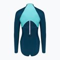 Speedo női egyrészes fürdőruha Zip Colorblock sötét színű teal 2