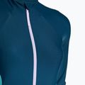 Speedo női egyrészes fürdőruha Zip Colorblock sötét színű teal 3