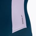 Speedo női egyrészes fürdőruha Zip Colorblock sötét színű teal 4