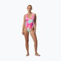 Női egyrészes fürdőruha Speedo Flu3nte Printed Convertible coral sands 6