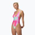 Női egyrészes fürdőruha Speedo Flu3nte Printed Convertible coral sands 8
