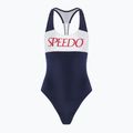 Speedo Colourblock Racerback női egyrészes fürdőruha peacoat