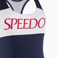 Speedo Colourblock Racerback női egyrészes fürdőruha peacoat 3
