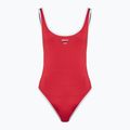 Speedo női egyrészes fürdőruha Solid Bound Scoop nagy kockázatú piros
