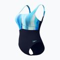Női egyrészes fürdőruha Speedo Shaping Contour Eclipse Printed true navy/berry 3