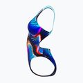 Női egyrészes fürdőruha Speedo Allover Digital Leaderback lava blur/speedo black 4