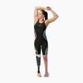 Speedo Fastskin női fürdőruha LZR Pure Intent 2.0 Closedback Kneeskin fekete / molten blur / hyper sárga / mainline 2