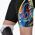 Speedo Fastskin női fürdőruha LZR Pure Intent 2.0 Closedback Kneeskin fekete / molten blur / hyper sárga / mainline 7