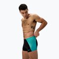 Férfi úszódobozok Speedo Endurance+ MAX Splice Aquashort fekete/türkiz drágakő 4