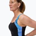 Speedo Shaping LunaLustre Printed indigó izzó női egyrészes fürdőruha 4