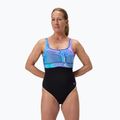 Speedo Shaping Contour Eclipse nyomtatott indigó színű női egyrészes fürdőruha