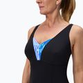 Speedo Shaping Printed OpusGem indigo glow női egyrészes fürdőruha 5