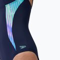 Speedo női egyrészes fürdőruha Shaping Printed LunaElustre One Piece türkizkék drágakő 6