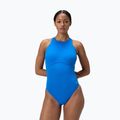 Speedo Racer Zip női egyrészes fürdőruha beépített melltartóval lagúna kék
