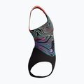 Gyermek egyrészes úszódressz Speedo Digital Placement Powerback neon korall 4