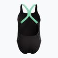 Gyerek egy részes fürdőruha Speedo Allover Pwerbackback black/alfalfa green 2