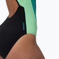Női egyrészes úszódressz Speedo High Neck Splice Cross Back türkizkék drágakő 7