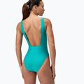 Női egyrészes úszódressz Speedo Logo Square Back türkiz drágakő 3
