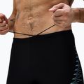 Férfi Speedo Medley Logo úszónadrág fekete/alfalfa zöld 5