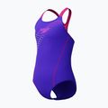 Gyermek egyrészes úszódressz Speedo Medley Logo Medalist indigókék fényben 3