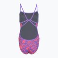 Női egyrészes úszódressz Speedo FL Printed Web Back korallfürt/indigókék ragyogás 2
