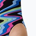 Női egyrészes úszódressz Speedo FL Printed Leaderback ripple melody/lagoon blue 6