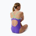 Női egyrészes úszódressz Speedo FL Solid Flyback 2.0 indigókék fény/zöld alfalfa 2