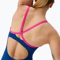 Női egyrészes úszódressz Speedo FL Solid Flyback 2.0 aegean denim/flare pink 5