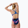 Női egyrészes Speedo FL Printed Turnback úszódressz elektrostatikus/kék lagúna 2