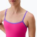Női egyrészes Speedo FL Solid Tri Back úszódressz flare pink/indigo glow 4