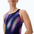 Speedo egyrészes úszódressz Placement Printed Powerback elmosódott üveg/fekete 4