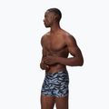 Férfi úszó boxer nadrág Speedo Print Beachstar Square Leg Anthracite/Coin Grey 3