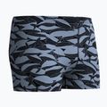 Férfi úszó boxer nadrág Speedo Print Beachstar Square Leg Anthracite/Coin Grey 6