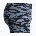 Férfi úszó boxer nadrág Speedo Print Beachstar Square Leg Anthracite/Coin Grey 8