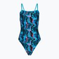 Női egyrészes fürdőruha Speedo Printed Web Back canyon ombre/black