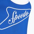 Női egyrészes fürdőruha Speedo Solid Bound Scoop Turkish Sea/Bright White 3
