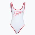 Női egyrészes fürdőruha Speedo Solid Bound Scoop high risk red/bright white