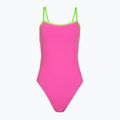 Női egyrészes fürdőruha Speedo Solid Tri neon flamingo