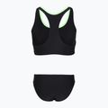 Női két részes fürdőruha Speedo Placement Raceback 2pc anthracite/clover 2