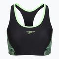 Női két részes fürdőruha Speedo Placement Raceback 2pc anthracite/clover 3