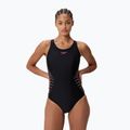 Női egyrészes fürdőruha Speedo Placement Muscleback anthracite/clover