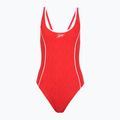 Női egyrészes fürdőruha Speedo Texture Bound Scoop high risk red/bright white