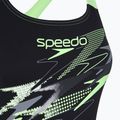 Női egyrészes fürdőruha Speedo Medley Logo Medalist anthracite/clover 3